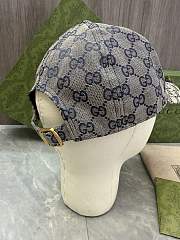 Gucci rare blue striped hat - 3