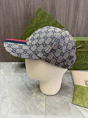 Gucci rare blue striped hat - 2