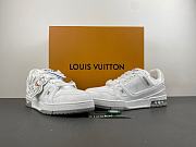 LV Trainer Sneaker White Monogram canvas 1AJAXH - 1
