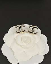 Chanel Leather Chain Pearl Crystal Brooch Light Gold Tone - 6