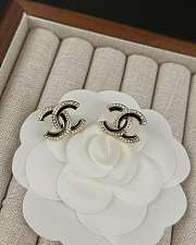 Chanel Leather Chain Pearl Crystal Brooch Light Gold Tone - 4