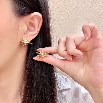 Chanel Stud earrings Metal Gold