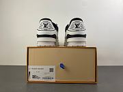 LV Trainer Sneaker Black Grained calf leather 1AIJ46 - 4