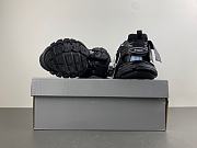 Balenciaga Track Shirt Sneaker in black and blue polyurethane and cotton 542023WTRSH1040 - 5