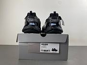Balenciaga Track Shirt Sneaker in black and blue polyurethane and cotton 542023WTRSH1040 - 4