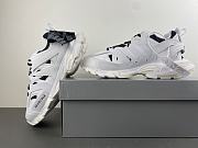 Balenciaga Track Shirt Sneaker in white and black polyurethane and cotton 542023WTRSH9010 - 4