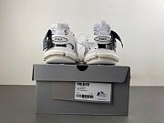 Balenciaga Track Shirt Sneaker in white and black polyurethane and cotton 542023WTRSH9010 - 3