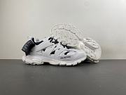 Balenciaga Track Shirt Sneaker in white and black polyurethane and cotton 542023WTRSH9010 - 2