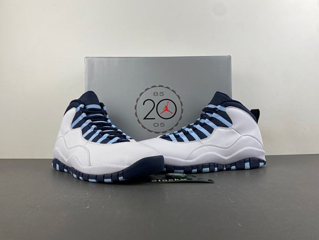 Air Jordan 10 Retro 'Ice Blue' 2005 - 310805 141 - 1