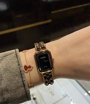 CHANEL Yellow Gold-Plated Première Edition Originale 26mm watch with black dial - 4