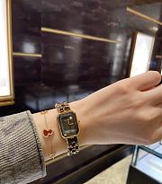 CHANEL Yellow Gold-Plated Première Edition Originale 26mm watch with black dial - 3