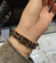 CHANEL Yellow Gold-Plated Première Edition Originale 26mm watch with black dial - 2