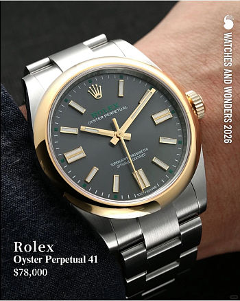 Rolex Oyster Perpetual 41 Oyster 41 mm Oystersteel and yellow gold 134303