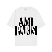 AMI Paris logo-print T-shirt White - 1
