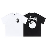 Stussy 8 Ball Pigment Dyed Tee Black  - 6