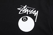 Stussy 8 Ball Pigment Dyed Tee Black  - 2