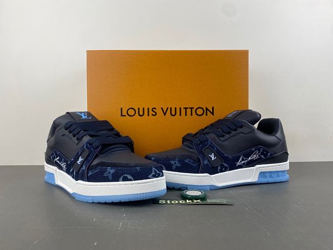 LV Trainer sneaker Indigo Blue 1AKDH1 - 1