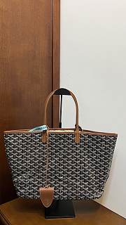 Goyard Artois PM Tote Bag Black and Brown Size 39x32x19cm - 1