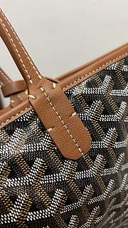 Goyard Artois PM Tote Bag Black and Brown Size 39x32x19cm - 4