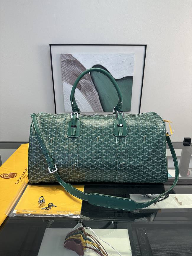 GOYARD Boston 50 Bag Green Size 50×23×26cm - 1