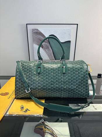 GOYARD Boston 50 Bag Green Size 50×23×26cm