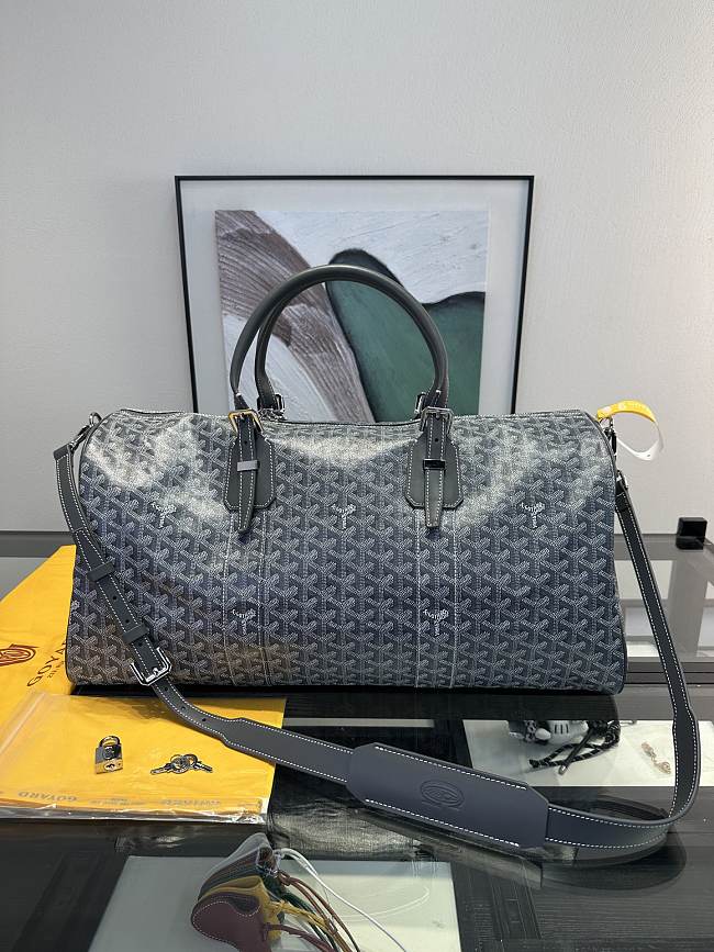 GOYARD Boston 50 Bag Grey Size 50×23×26 cm - 1