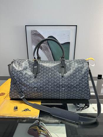 GOYARD Boston 50 Bag Grey Size 50×23×26 cm