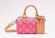 LV Nano Speedy Rose Ruban M28322 Size 16 x 10 x 7.5 cm - 1