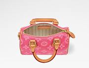 LV Nano Speedy Rose Ruban M28322 Size 16 x 10 x 7.5 cm - 5