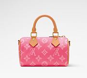 LV Nano Speedy Rose Ruban M28322 Size 16 x 10 x 7.5 cm - 3