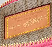 LV Nano Speedy Rose Ruban M28322 Size 16 x 10 x 7.5 cm - 2