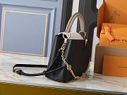 LV Capucines MM Galet Black/Cream/Gray M25386 Size 31 x 20 x 11 cm - 6