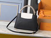 LV Capucines MM Galet Black/Cream/Gray M25386 Size 31 x 20 x 11 cm - 4
