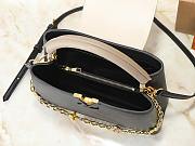 LV Capucines MM Galet Black/Cream/Gray M25386 Size 31 x 20 x 11 cm - 3