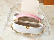 LV Capucines BB Bag M11343 Snow White/Quartz White/Jasmine Pink Size 27 x 17.3 x 9 cm - 3