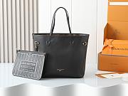 LV Neverfull Inside Out MM Monogram/ Black M28351 Size 47 x 28 x 14 cm - 6