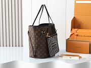 LV Neverfull Inside Out MM Monogram/ Black M28351 Size 47 x 28 x 14 cm - 5