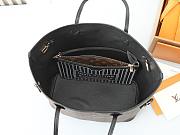 LV Neverfull Inside Out MM Monogram/ Black M28351 Size 47 x 28 x 14 cm - 3