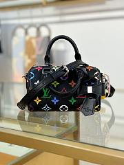 LV x TM Nano Speedy Multicolore Noir M13406 Size 16x10x7.5 cm - 6