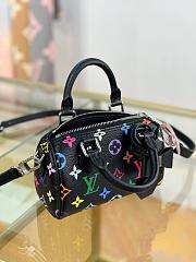LV x TM Nano Speedy Multicolore Noir M13406 Size 16x10x7.5 cm - 4