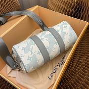 LV Monogram Aquagarden Keepall Bandouliere 25 Crystal Blue Size 25 x 15 x 11cm - 2