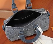 LV Monogram Washed Denim Keepall Bandouliere 25 Size 25x15x11CM - 2