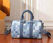 LV Keepall Bandoulière 25 Indigo M28600 Size 25 x 15 x 11 cm - 5
