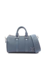 Louis Vuitton Aerogram Keepall XS boston bag Blue Size 21.5 cm - 1