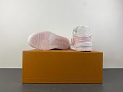 Louis Vuitton LV Trainer White Light Pink Embossed 1ABOEK - 5
