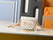 LV Mini Bumbag Damier Azur Canvas N00130 Size 17 x 12 x 9.5 cm - 1