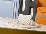 LV Mini Bumbag Damier Azur Canvas N00130 Size 17 x 12 x 9.5 cm - 4