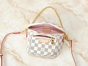 LV Mini Bumbag Damier Azur Canvas N00130 Size 17 x 12 x 9.5 cm - 3