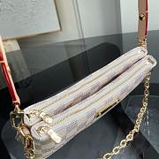 LV Pochette Liv Damier Azur N00228 Size 24.5 x 13.5 x 6.5cm - 4