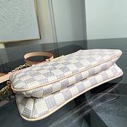 LV Pochette Liv Damier Azur N00228 Size 24.5 x 13.5 x 6.5cm - 5